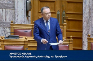 Κέλλας στη Βουλή: Σε εφαρμογή σχέδιο αντιμετώπισης του αφθώδους πυρετού στη Λέσβο