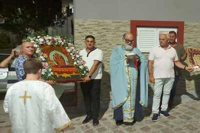 Με ευλάβεια τίμησαν και φέτος τα Μιστεγνά την εορτή της Κοιμήσεως της Θεοτόκου