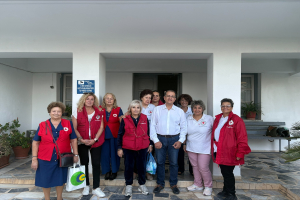 Μυτιλήνη: Ο Ερυθρός Σταυρός γέμισε με χαμόγελα τη Μονάδα Ηλικιωμένων «Άγιος Γεώργιος»