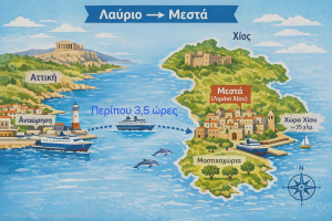Η λύση υπάρχει: Γρήγορο πλοίο Λαύριο–Μεστά στο τραπέζι