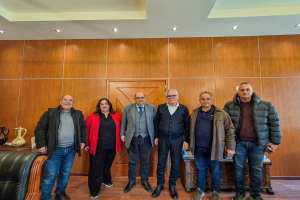 Στο «τραπέζι» η αναβάθμιση των Αλυκών: Συνάντηση κορυφής στο Δημαρχείο Δυτικής Λέσβου.